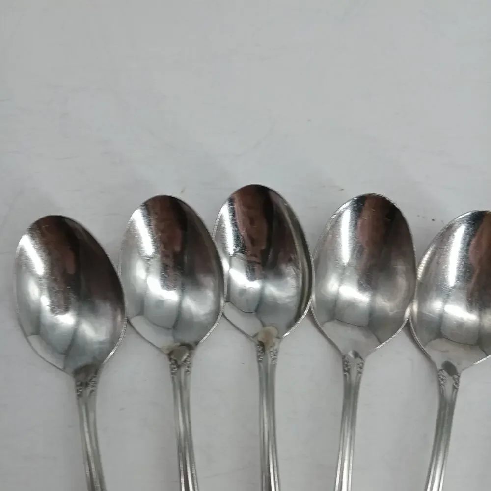 12X Spoons CHATEAU by ONEIDACRAFT DELUXE Stainless 4 Teaspoons 8 Table